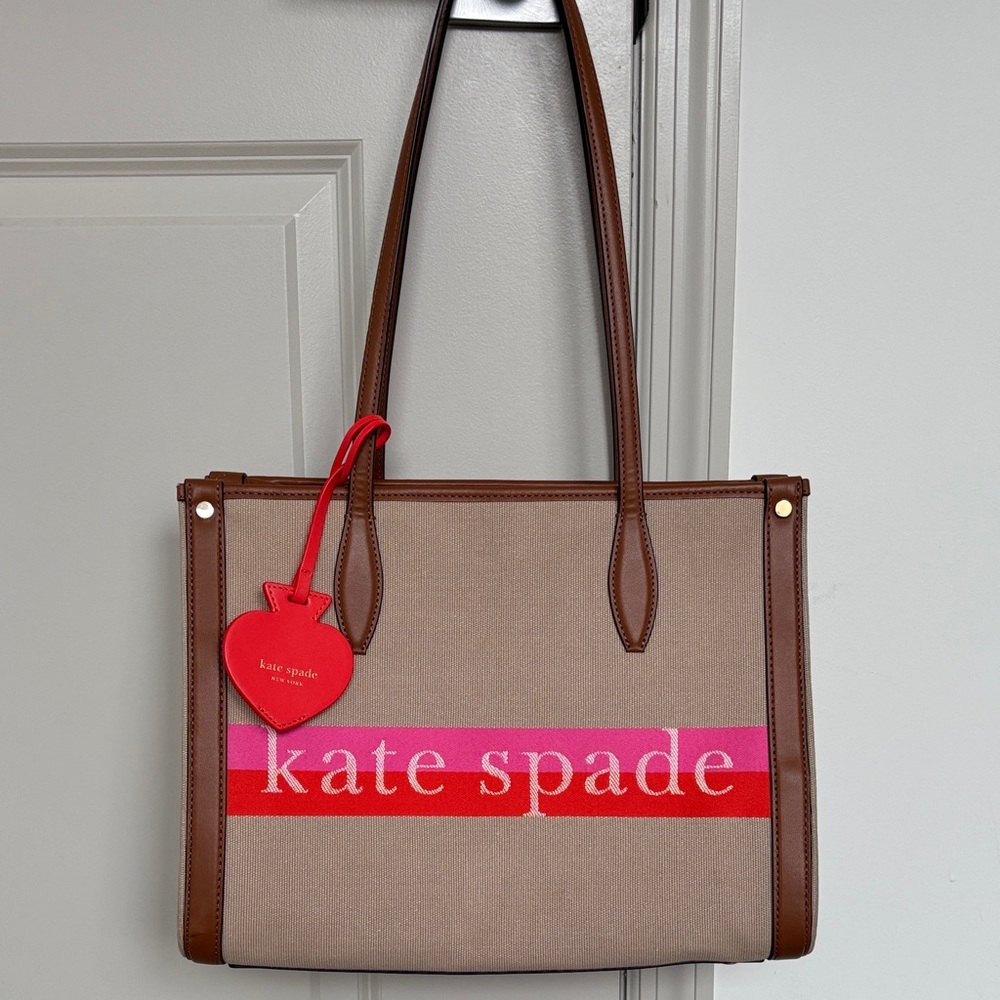 Kate Spade Beige Tote Bag